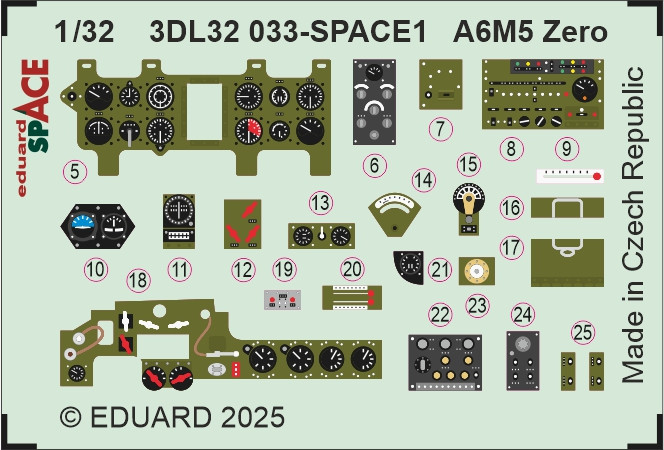 3DL32033 A6M5 Zero SPACE 1/32