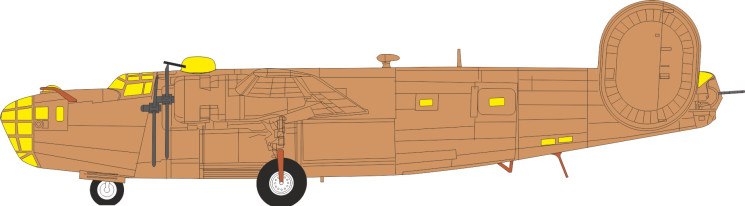 CX700 Маски B-24D 1/72