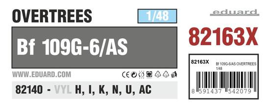 82163X Bf 109G-6/ AS OVERTREES 1/48
