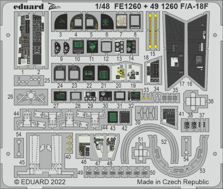 FE1260 F/A-18F 1/48