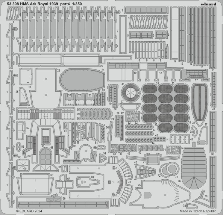 53308 HMS Ark Royal 1939 частина 4 1/350