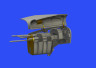 648533 P-38F/G nose gun bay 1/48