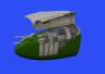 648533 P-38F/G nose gun bay 1/48