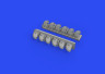 632161 P-40E exhaust stacks 1/32