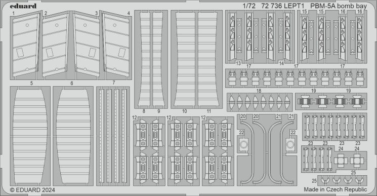 72736 PBM-5A бомбовий відсік 1/72