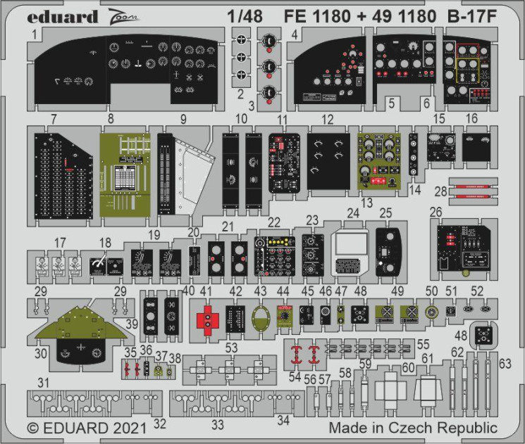 FE1180 B-17F 1/48