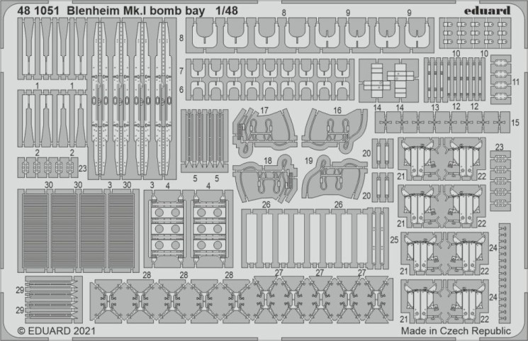 481051  Blenheim Mk.I бомболюк 1/48