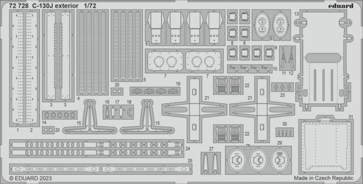 72728 C-130J екстерєр 1/72