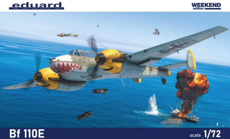 7464 Bf 110E 1/72
