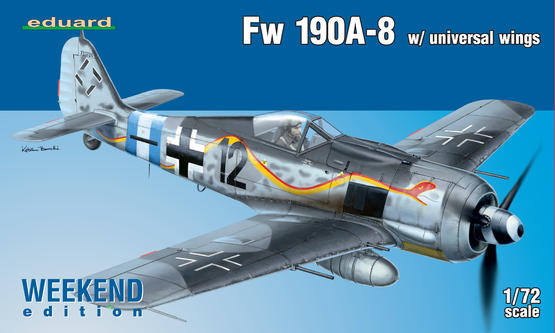 7443 Fw 190A-8 с универсальными крыльями 1/72