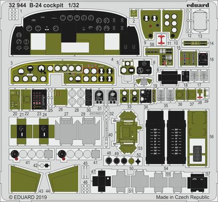 32944 B-24 кабина 1/32