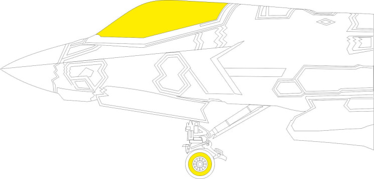 Маски EX921 F-35A 1/48