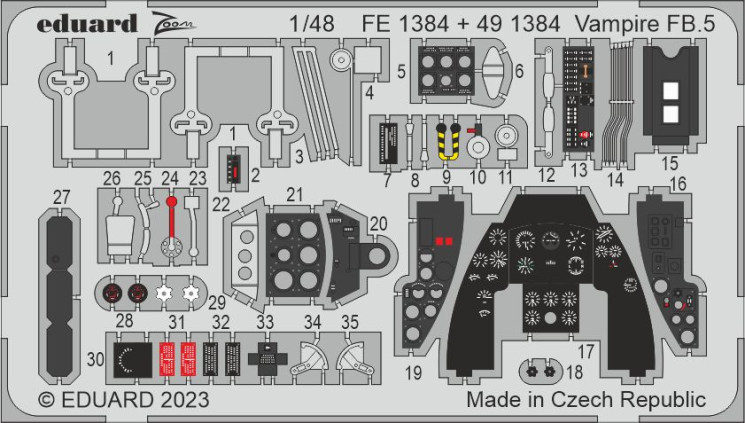 FE1384 Vampire FB.5 1/48