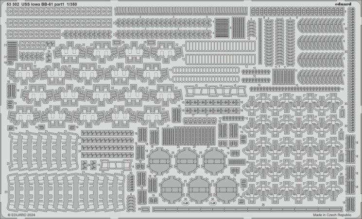 53302 USS Iowa BB-61 частина 1 1/350