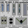 FE865 F-35A стальные ремни 1/48