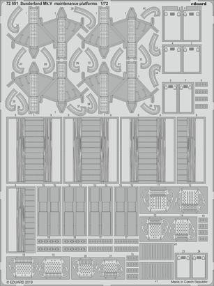 72691 Sunderland Mk. V платформы для механиков 1/72