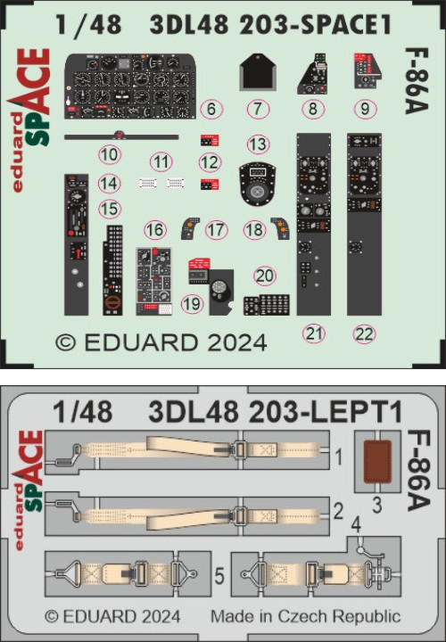 3DL48203 F-86A SPACE 1/48