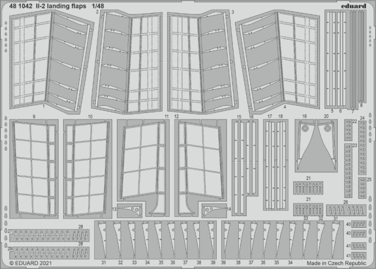 481042  ИЛ-2 Закрылки 1/48