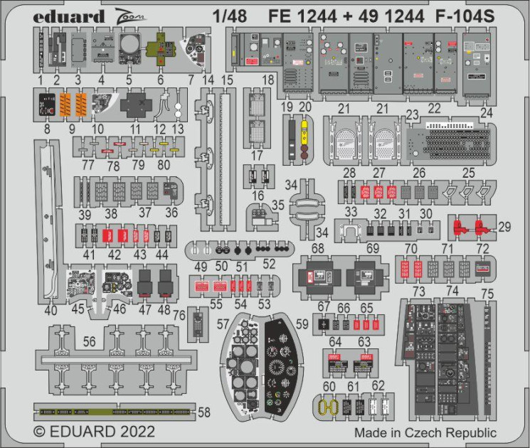 FE1244  F-104S 1/48