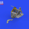 648765 F4F-3 Кабіна  з оптичним прицілом  PRINT 1/48