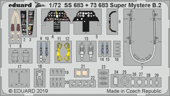 73683 Super Mystere B.2 1/72