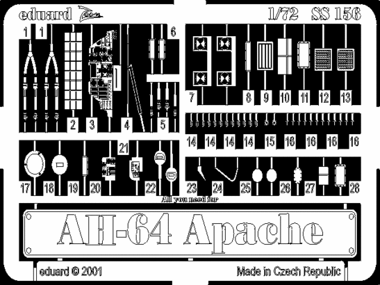 SS156 AH-64 1/72
