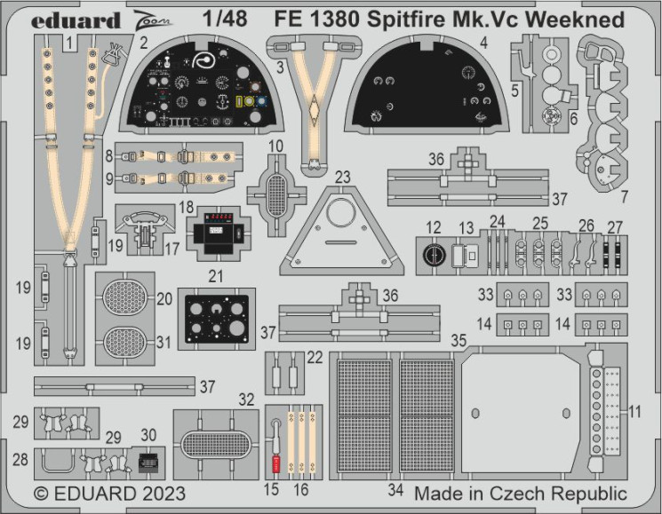 FE1380 Spitfire Mk.Vc Weekend 1/48