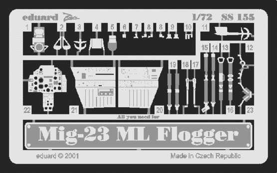 SS155 МиГ-23МЛ Flogger 1/72