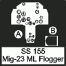 SS155 МиГ-23МЛ Flogger 1/72
