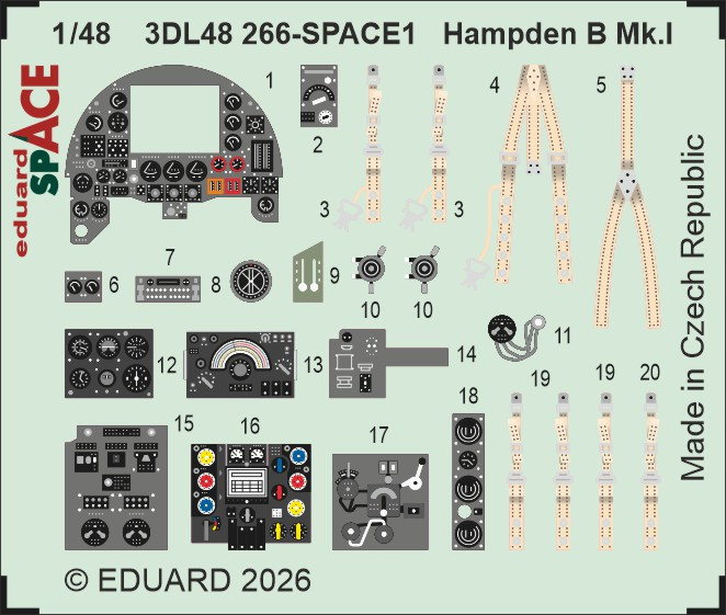 3DL48266 Hampden B Mk.I SPACE