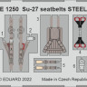FE1250  Су-27 привязные ремни 1/48
