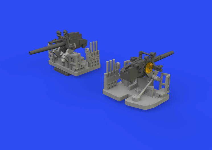 653008 Кулемети Mk.10 калібр 5 дюймів PRINT 1/350