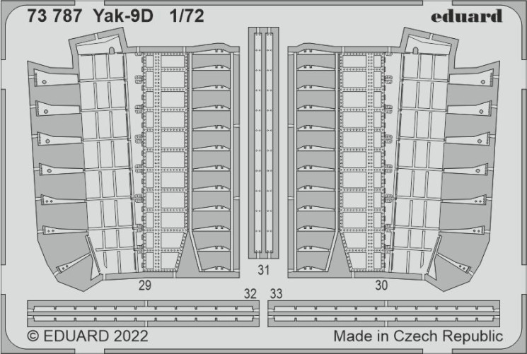 73787 ЯК-9Д 1/72