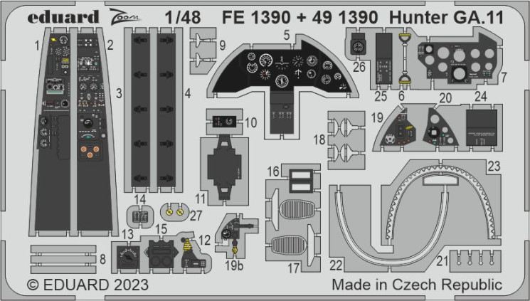 FE1390 Hunter GA.11 1/48