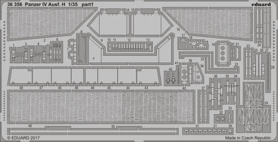 36356 Panzer IV Ausf. H 1/35