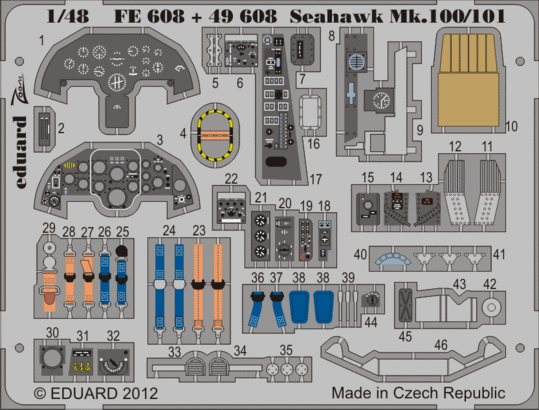 FE608 Seahawk Mk.100/101 S. A. 1/48