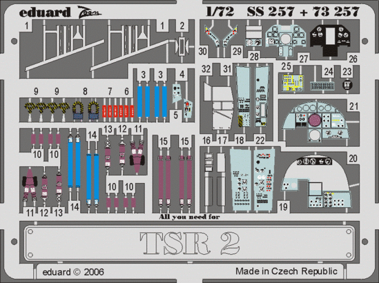 SS257 TSR 2 1/72