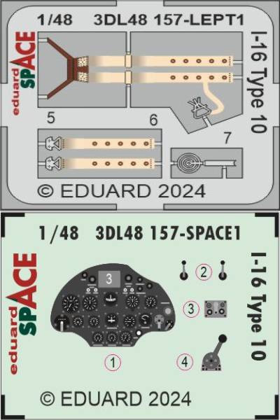 3DL48157 I-16 Тип 10 SPACE 1/48