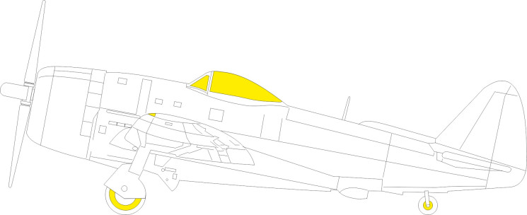 EX1154 Маски P-47N 1/48