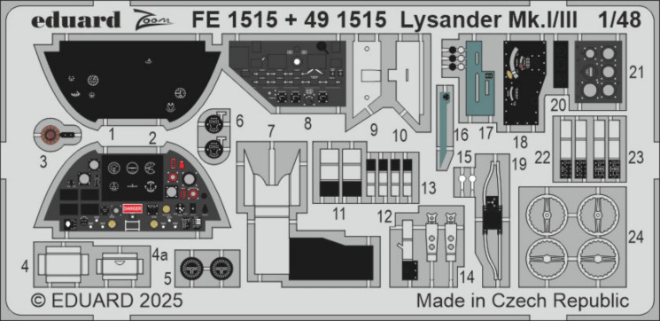 FE1515 Lysander Mk.I/III 1/48
