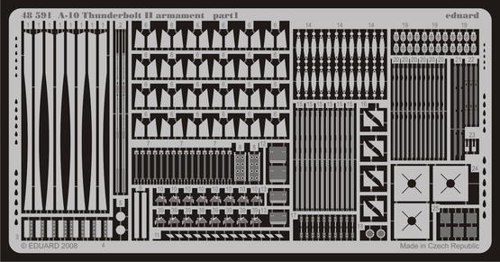 48591 A-10 вооружение 1/48