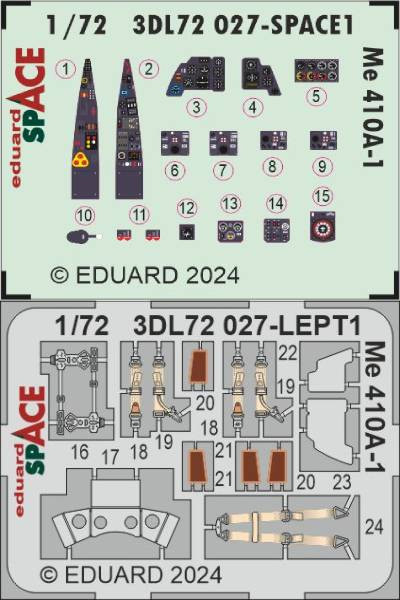 3DL72027 Me 410A-1 SPACE 1/72