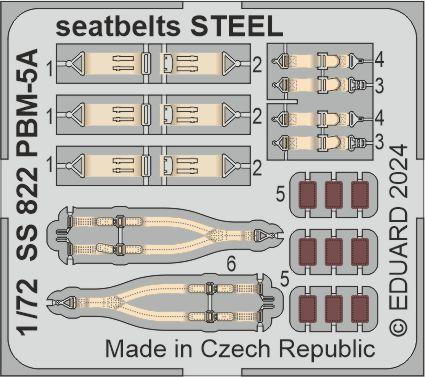 SS822 PBM-5A привязні ремені STEEL 1/72