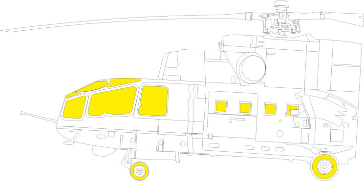 EX1115 Маски Mi-24A TFace 1/48