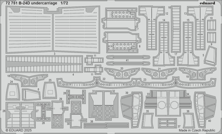 72751 B-24D шасі 1/72