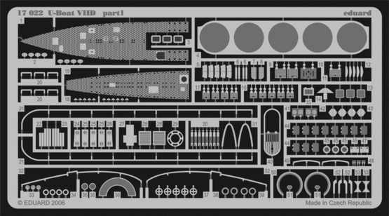 17022 U-Boat VIID 1/144