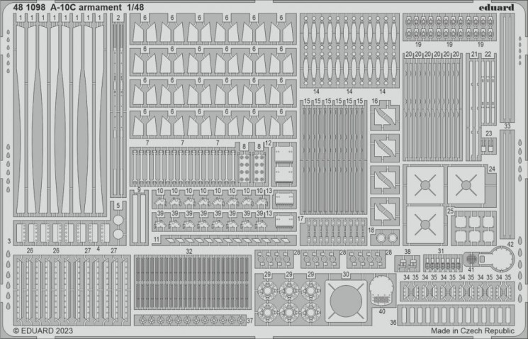 481098 A-10C озброєння 1/48