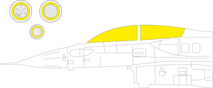 Маски EX966 F-16D Block 30/40/50 1/48