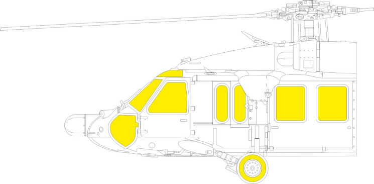 EX1121 Маски UH-60A 1/48