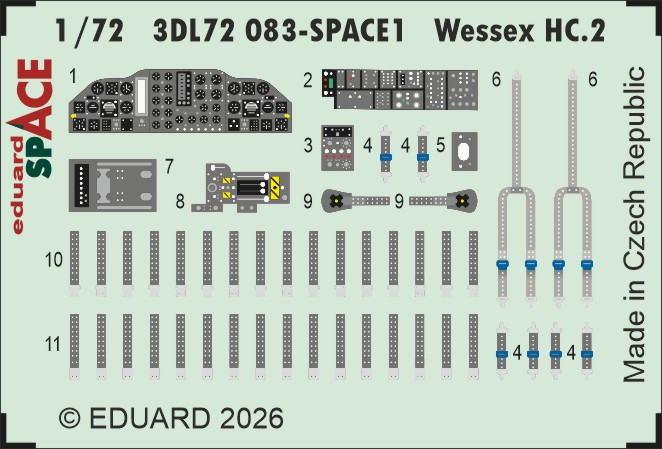 3DL72083 Wessex HC.2 SPACE